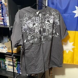 Affliction Gray unisex Size XL